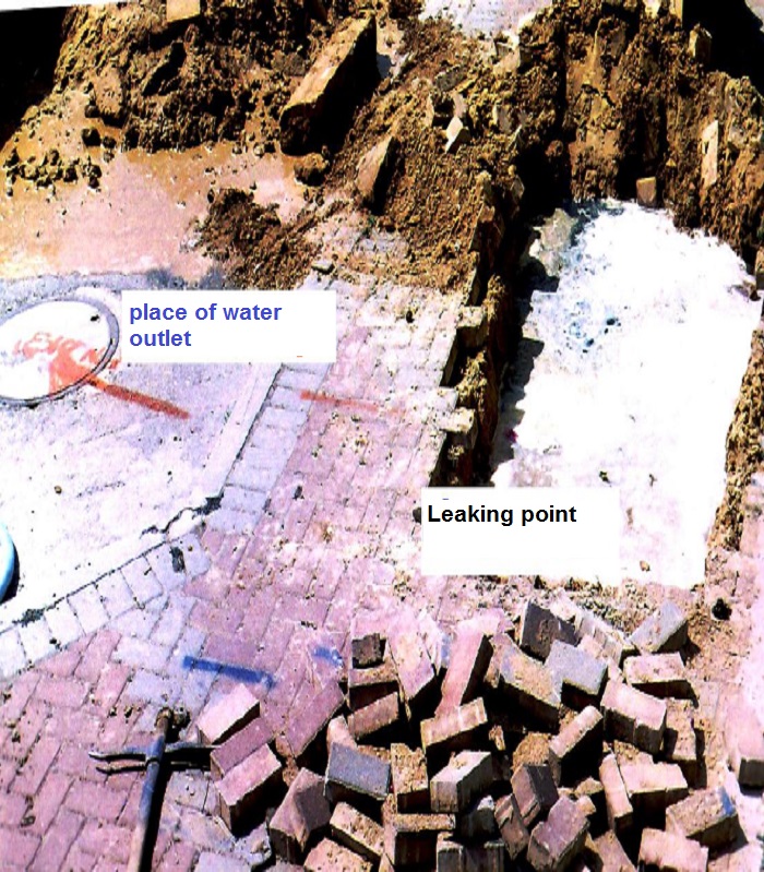 Hadera city — view after excavation