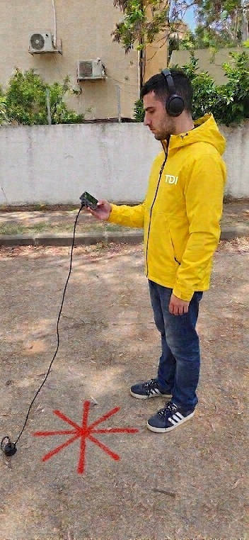 TDI field work — equipment setup